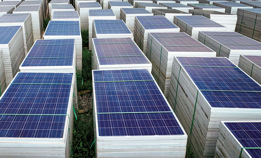 Commercial solar panel system